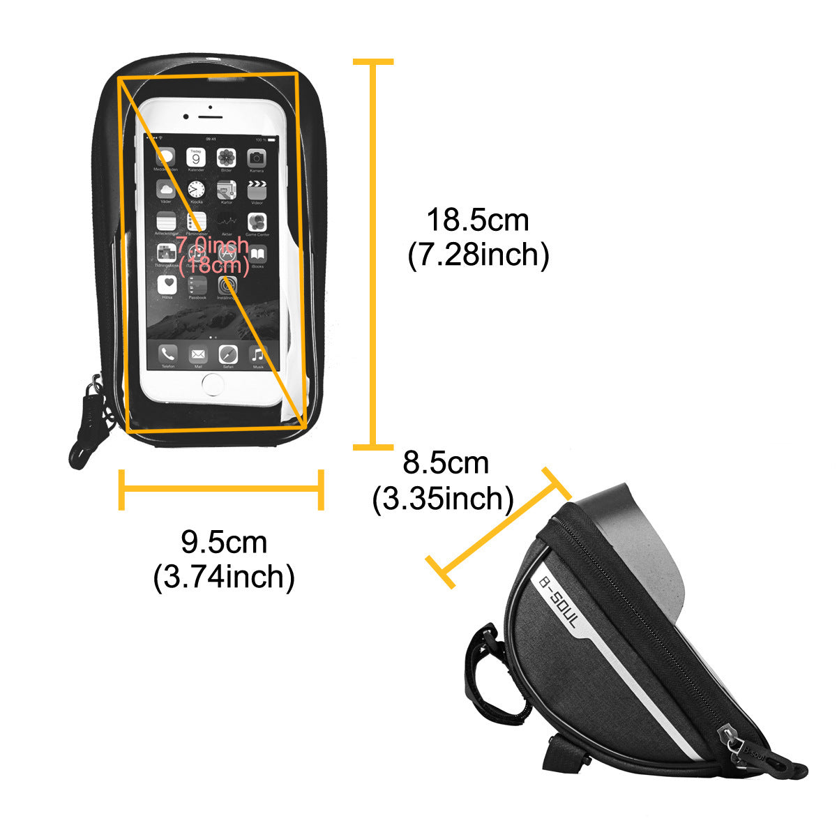 Mobile Phone Bag Handle Horizontal Bag Mountain Road Bike Riding Accessories
