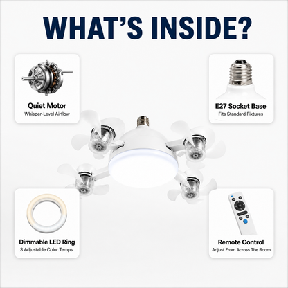 Zellocart™ AeroGlow Ceiling Fan Light