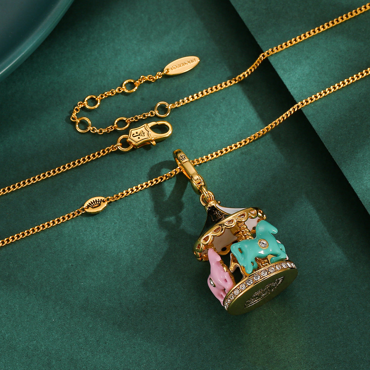 Ins High-grade Enamel Color Glaze Necklace