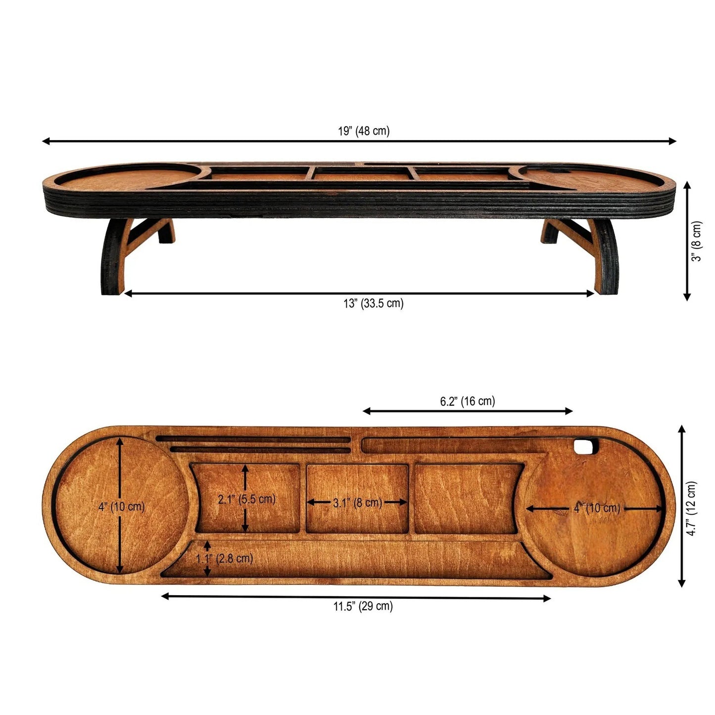 Spot Cross-Border Wooden Desktop Storage Rack