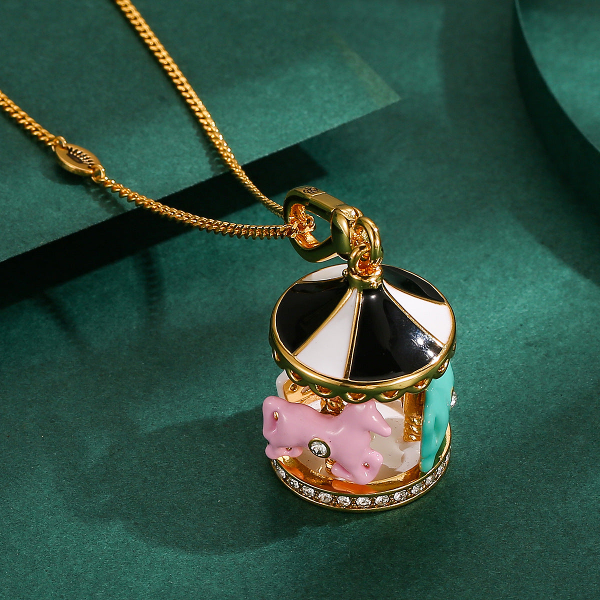 Ins High-grade Enamel Color Glaze Necklace