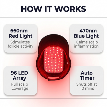 LumaGrow Red Light Therapy Caps